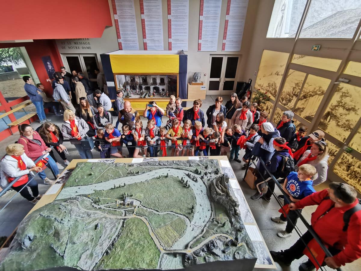 maquette de Lourdes